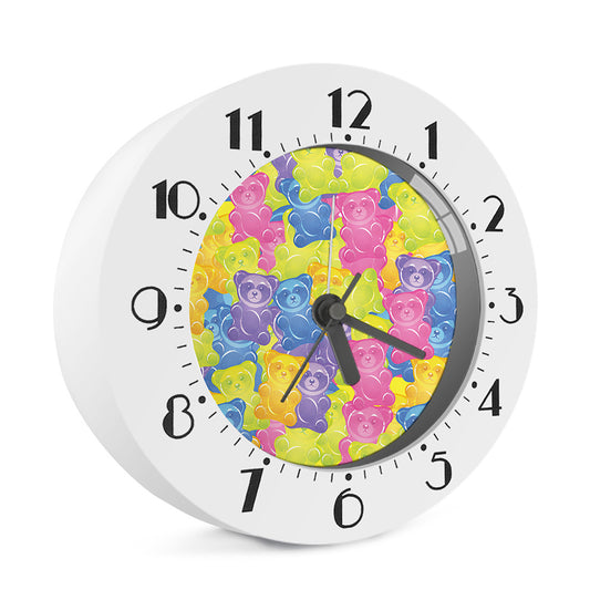 Colorful Gummy Bear Print Alarm Clock