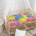 Colorful Gummy Bear Print Baby Crib Sheet