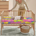 Colorful Gummy Bear Print Baby Crib Sheet