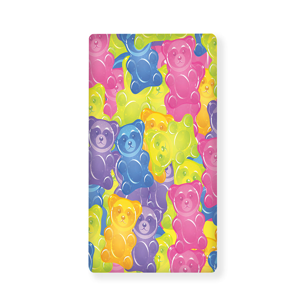 Colorful Gummy Bear Print Baby Crib Sheet
