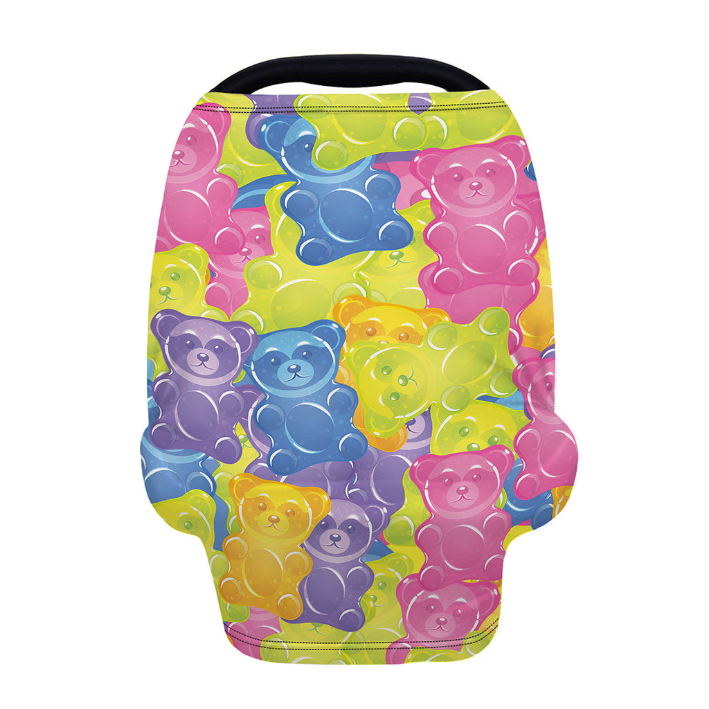 Colorful Gummy Bear Print Baby Seat Cover