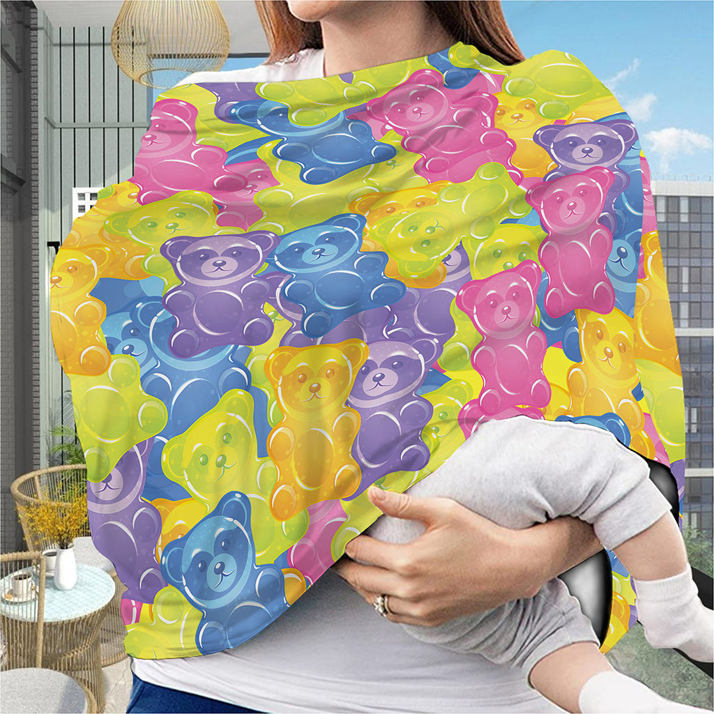 Colorful Gummy Bear Print Baby Seat Cover