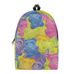 Colorful Gummy Bear Print Backpack