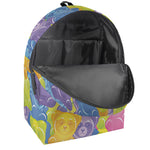 Colorful Gummy Bear Print Backpack