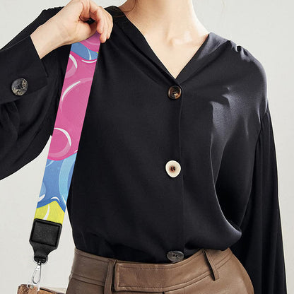 Colorful Gummy Bear Print Bag Strap