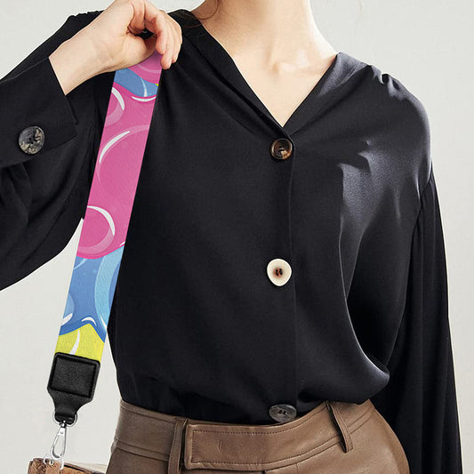 Colorful Gummy Bear Print Bag Strap