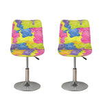 Colorful Gummy Bear Print Bar Stool Covers