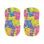 Colorful Gummy Bear Print Bar Stool Covers