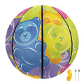 Colorful Gummy Bear Print Basketball