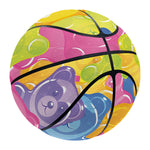 Colorful Gummy Bear Print Basketball