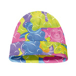 Colorful Gummy Bear Print Beanie