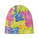 Colorful Gummy Bear Print Beanie