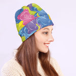 Colorful Gummy Bear Print Beanie