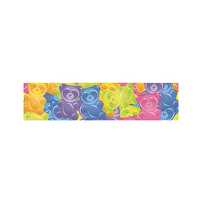 Colorful Gummy Bear Print Bed Runner