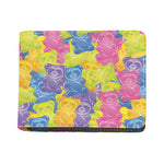 Colorful Gummy Bear Print Bifold Wallet