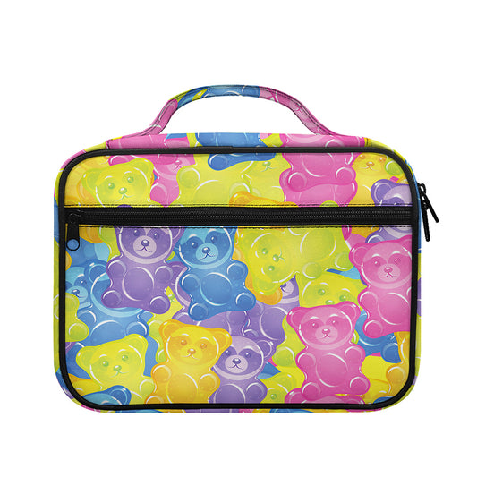Colorful Gummy Bear Print Briefcase Bible Bag