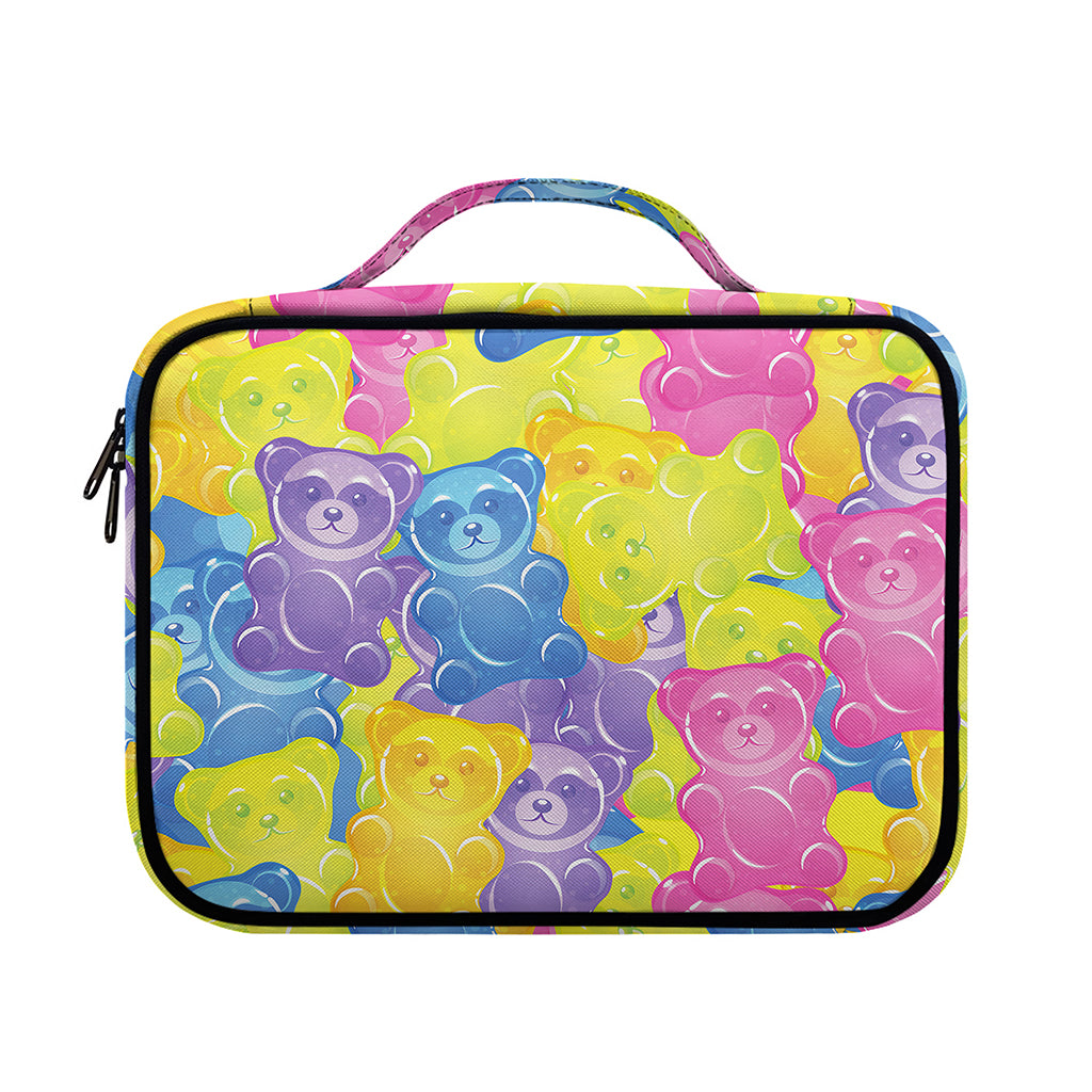 Colorful Gummy Bear Print Briefcase Bible Bag
