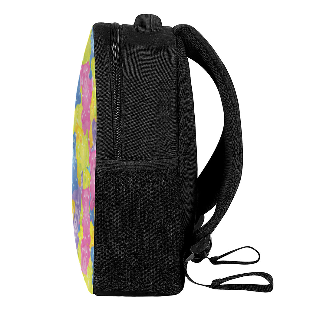 Colorful Gummy Bear Print Casual Backpack