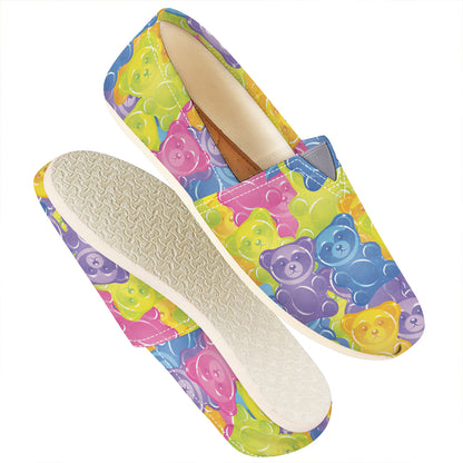 Colorful Gummy Bear Print Casual Shoes
