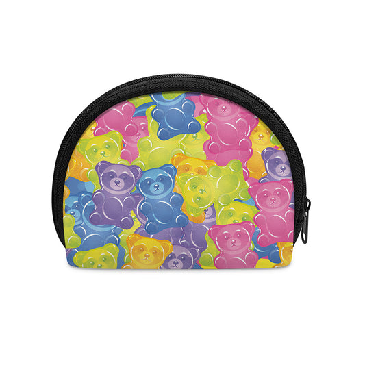 Colorful Gummy Bear Print Coin Purse