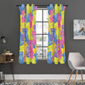 Colorful Gummy Bear Print Grommet Curtain Panels