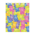 Colorful Gummy Bear Print Curtain