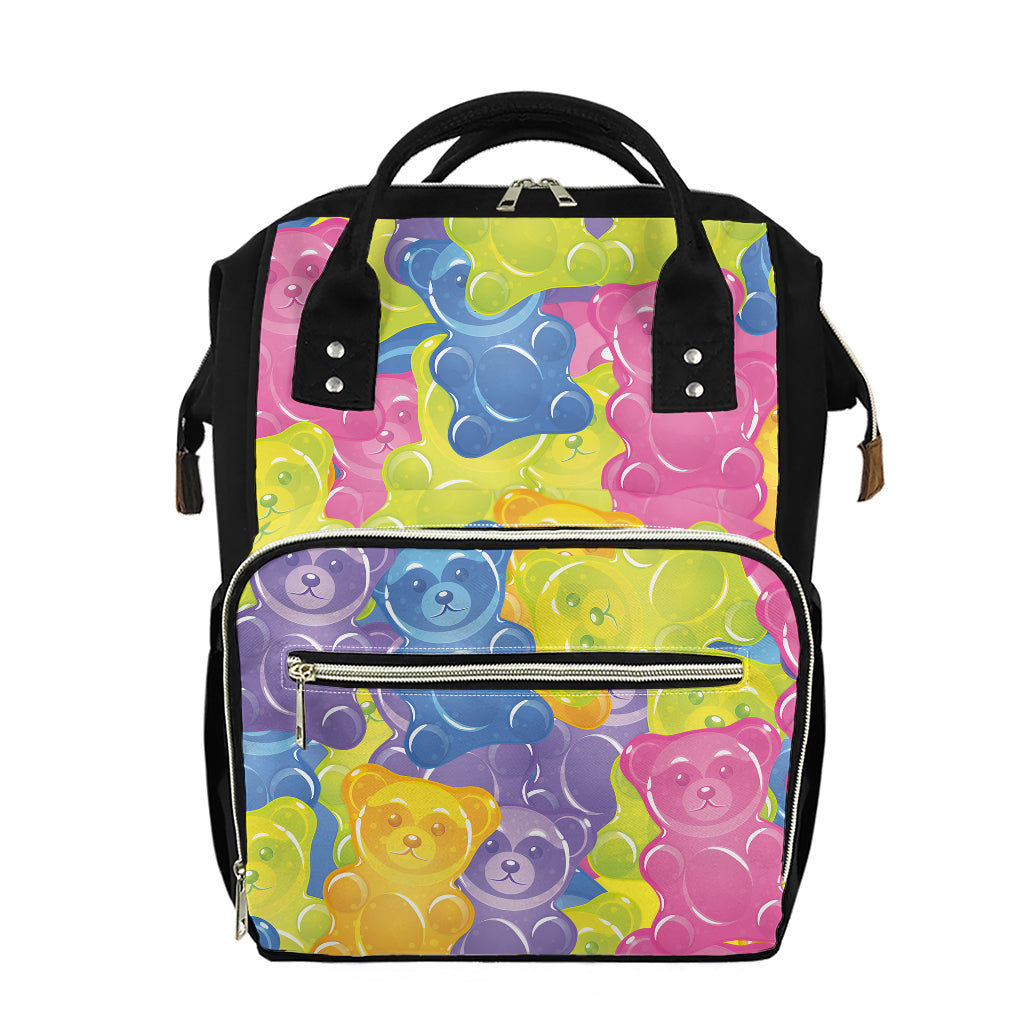 Colorful Gummy Bear Print Diaper Bag