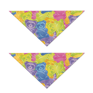 Colorful Gummy Bear Print Dog Bandana