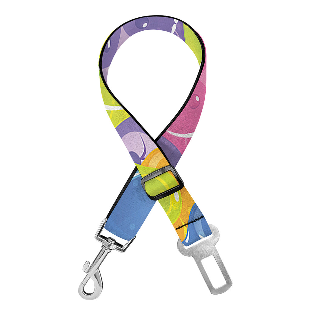 Colorful Gummy Bear Print Dog Seat Belt