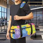 Colorful Gummy Bear Print Gym Bag