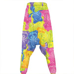 Colorful Gummy Bear Print Hammer Pants