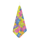 Colorful Gummy Bear Print Hand Towel