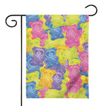 Colorful Gummy Bear Print House Flag