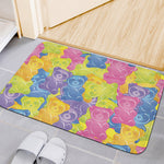 Colorful Gummy Bear Print Indoor Door Mat