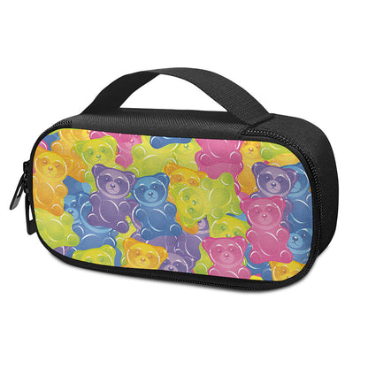 Colorful Gummy Bear Print Insulin Cooler Travel Case