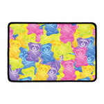 Colorful Gummy Bear Print Kitchen Mat
