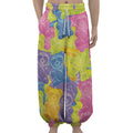 Colorful Gummy Bear Print Lantern Pants