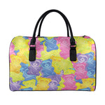 Colorful Gummy Bear Print Leather Duffle Bag