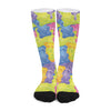 Colorful Gummy Bear Print Long Socks