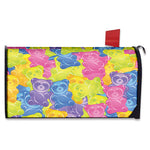 Colorful Gummy Bear Print Mailbox Cover