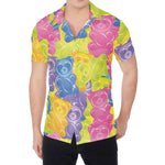 Colorful Gummy Bear Print Men's Shirt