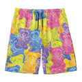 Colorful Gummy Bear Print Men's Swim Trunks
