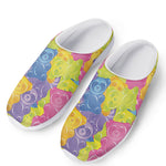 Colorful Gummy Bear Print Mesh Casual Shoes