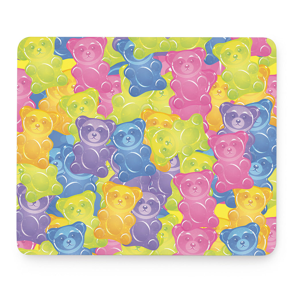 Colorful Gummy Bear Print Mouse Pad