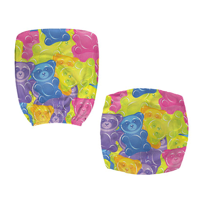 Colorful Gummy Bear Print Office Chair Cover