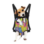 Colorful Gummy Bear Print Pet Carrier Backpack