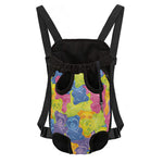 Colorful Gummy Bear Print Pet Carrier Backpack