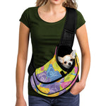 Colorful Gummy Bear Print Pet Sling Carrier