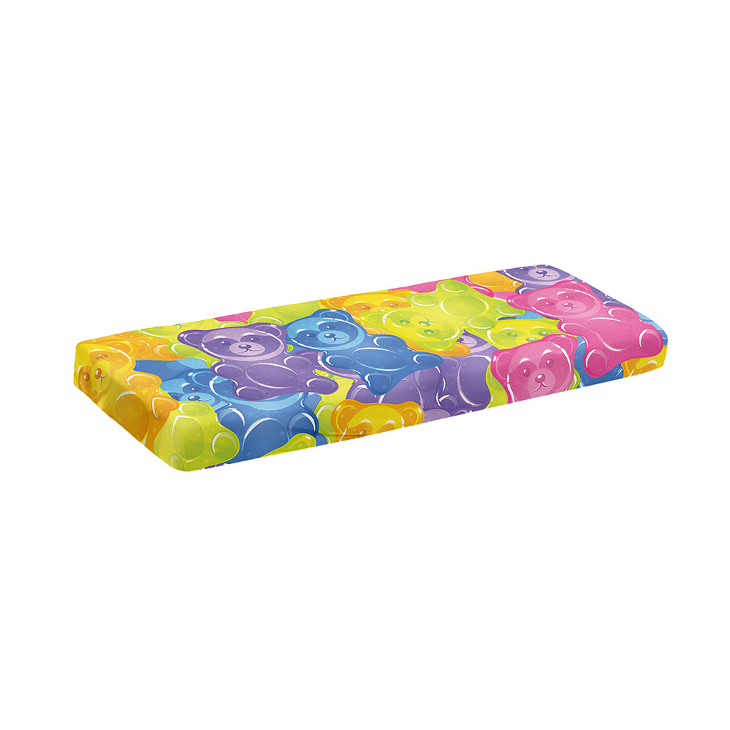 Colorful Gummy Bear Print Piano Keyboard Cover