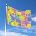 Colorful Gummy Bear Print Polyester Flag